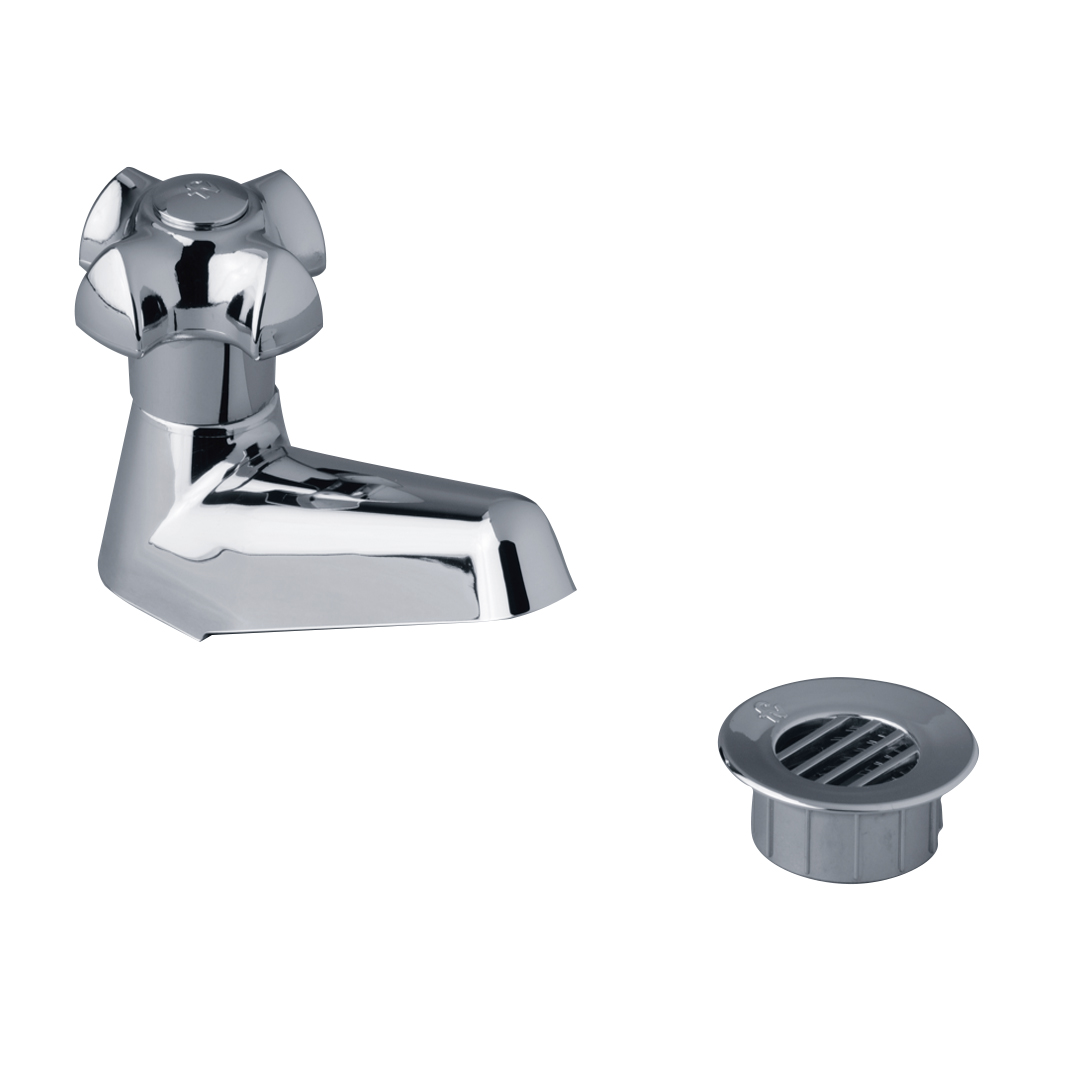Juego de Llave Sencillo Con Desagüe Y Sifón Fiori - C2230.01/27 CR