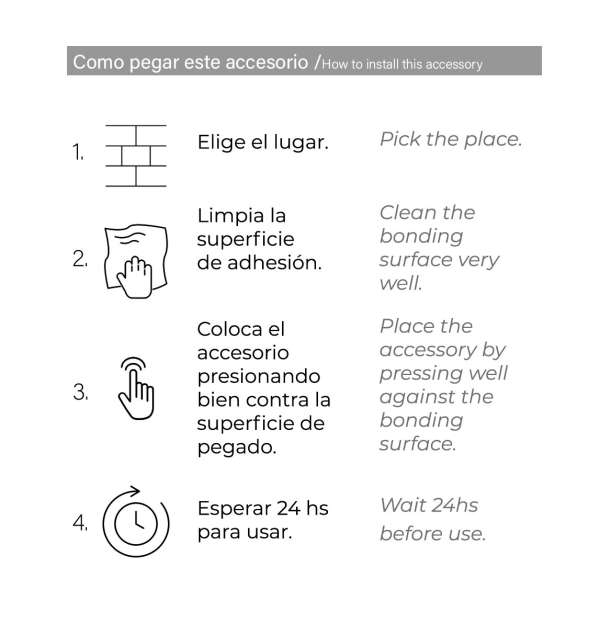 Accesorios Fineline - Toallero Corto - Z163/A5-AI - Imagen 4