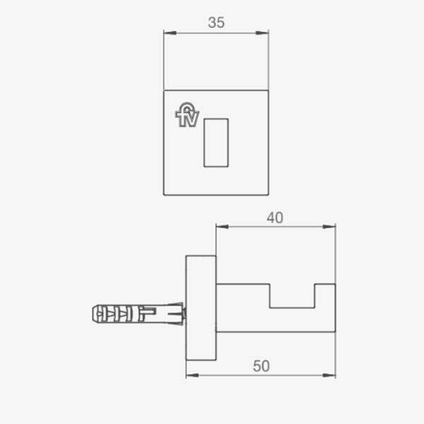 Accesorios Sabina - Percha- Z166/C4-CR - Imagen 2