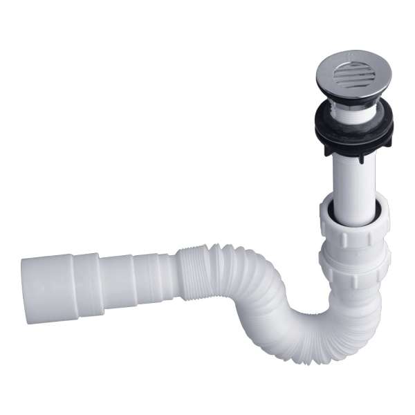 Desagüe Rejilla Plástica con Rebose 1 1/4" - E2460 RA BLC - Imagen 3